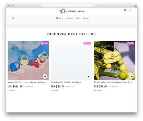 Botticelli WordPress ecommerce theme - siblak.com