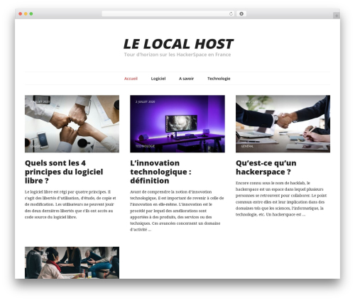 Branches WordPress theme - le-localhost.org
