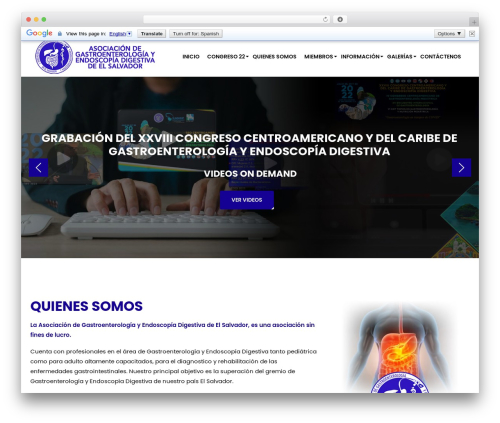 foxgedes theme WordPress - agedes.org