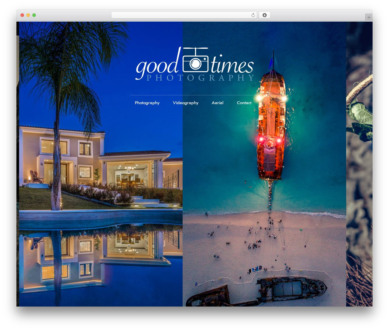Framed theme WordPress - goodtimesphotography.gr