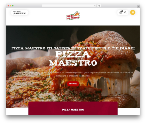 Lafka WordPress website theme - pizzamaestro.ro