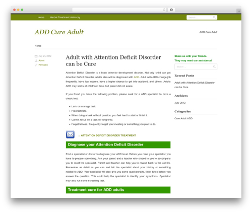 Rumput Hijau WordPress theme - add-cure-adult.herbal-treatment-advisory.com