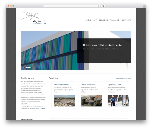 Solid WP best WordPress theme - aptarquitectura.com