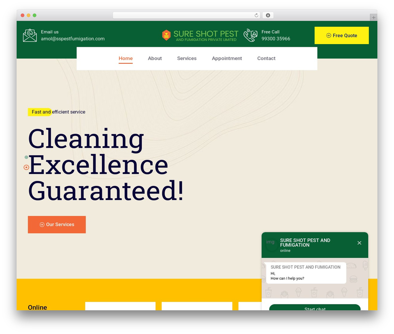 Theme WordPress Klenar - sspestfumigation.com