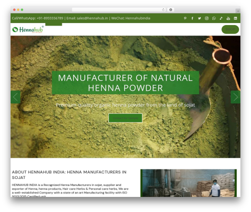 Total Plus WordPress theme - hennahub.in Total Plus WordPress theme - hennahub.in