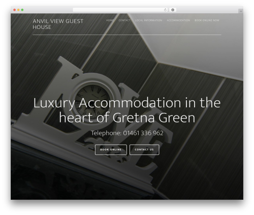 Eviivo booking widget WordPress plugin - anvilview.com