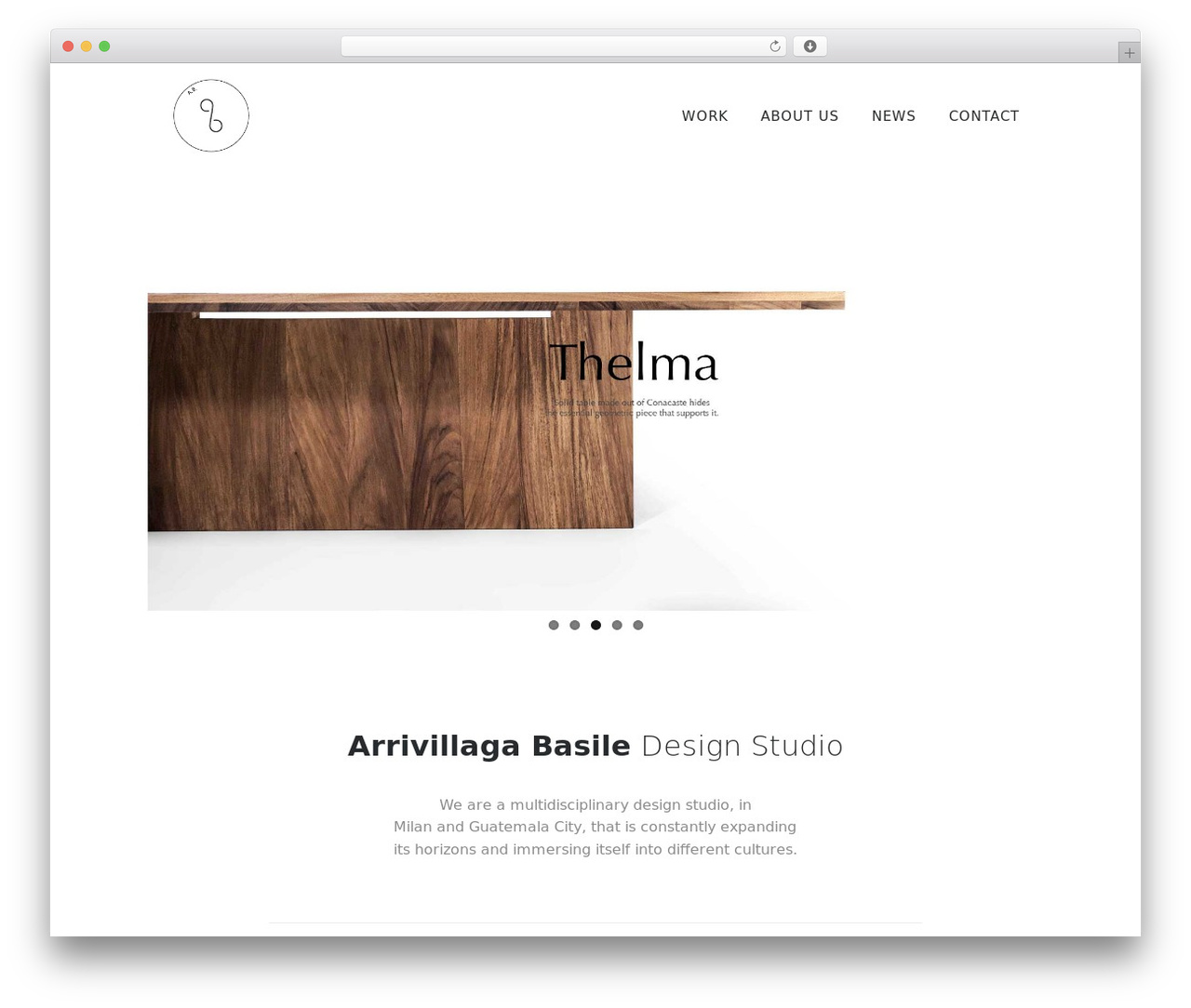 WP theme Studio 9 - arrivillagabasile.com