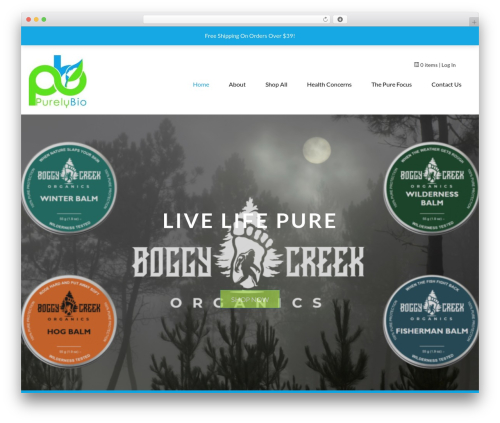Beaver Builder Theme WordPress ecommerce theme - purelybio.com