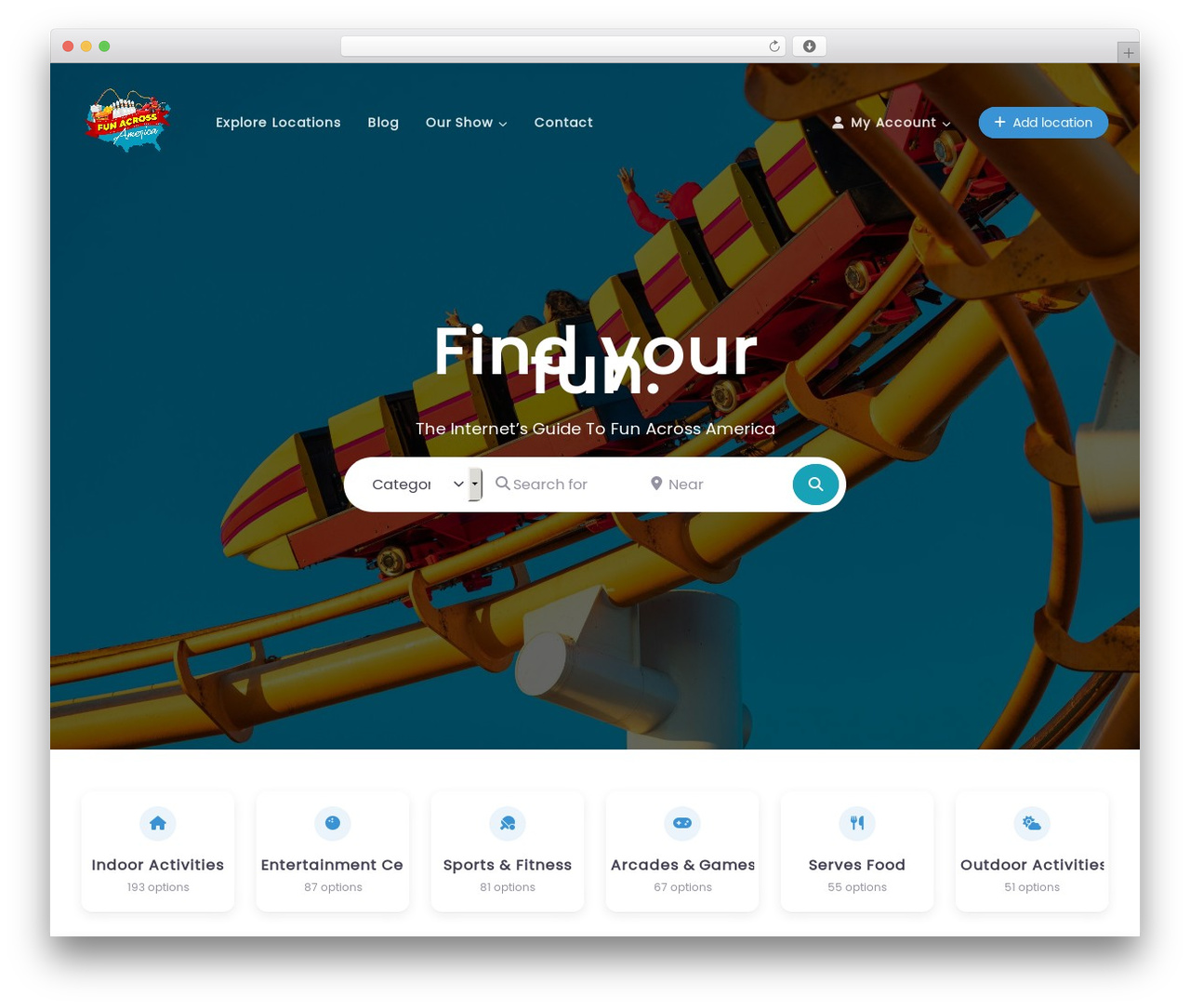 Directory free WordPress theme - funacrossamerica.com Directory free WordPress theme - funacrossamerica.com