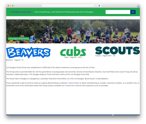 Bootscout-theme WordPress theme - 1stdouglas.org.im