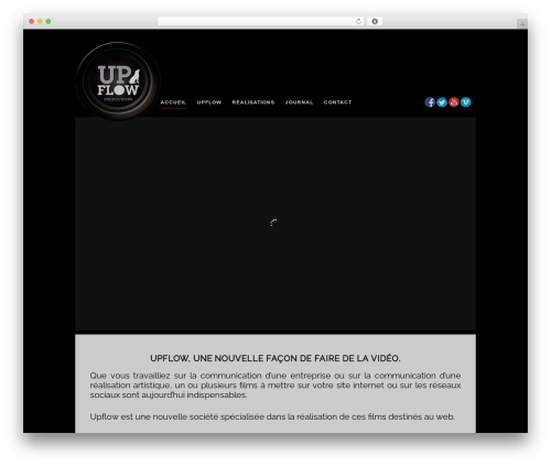 Boxter WordPress theme - upflow.fr
