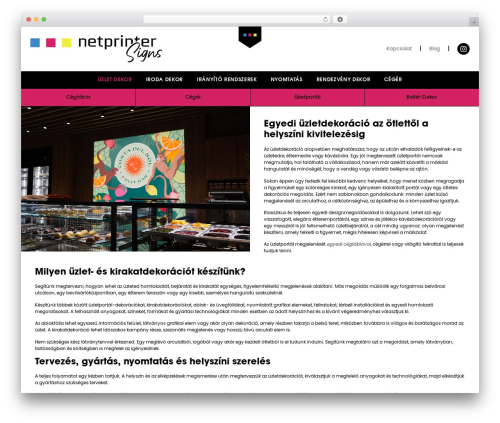 DekoRatio Wordpress Theme theme WordPress - netprintersigns.hu