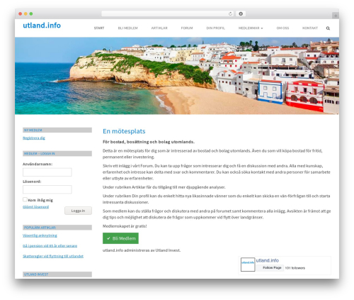 Farben Basic WordPress theme free - utland.info