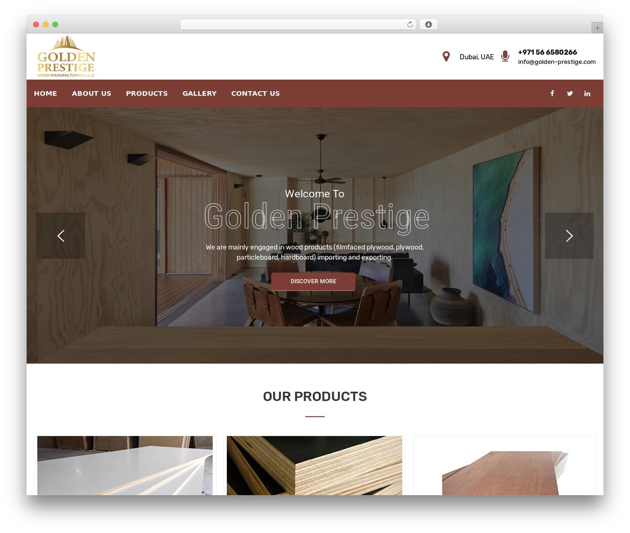 Mist WordPress theme - golden-prestige.com