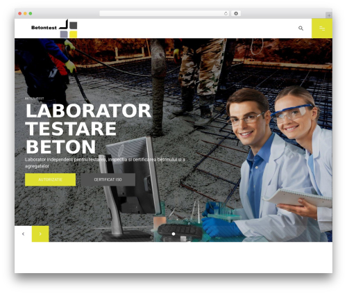 Theme WordPress Atom Framework - betontest.eu