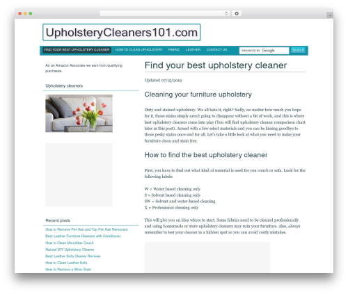 Theme WordPress Swift Basic - upholsterycleaners101.com Theme WordPress Swift Basic - upholsterycleaners101.com