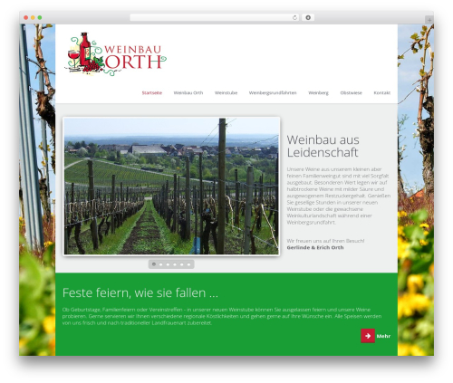 Gt3 pagebuilder WordPress plugin - weinbau-orth.de