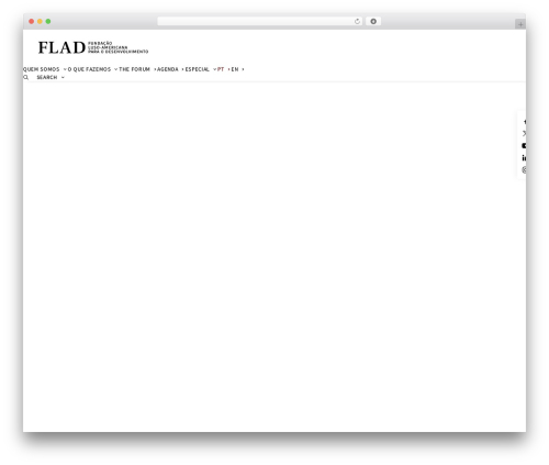 Uncode theme WordPress - flad.pt