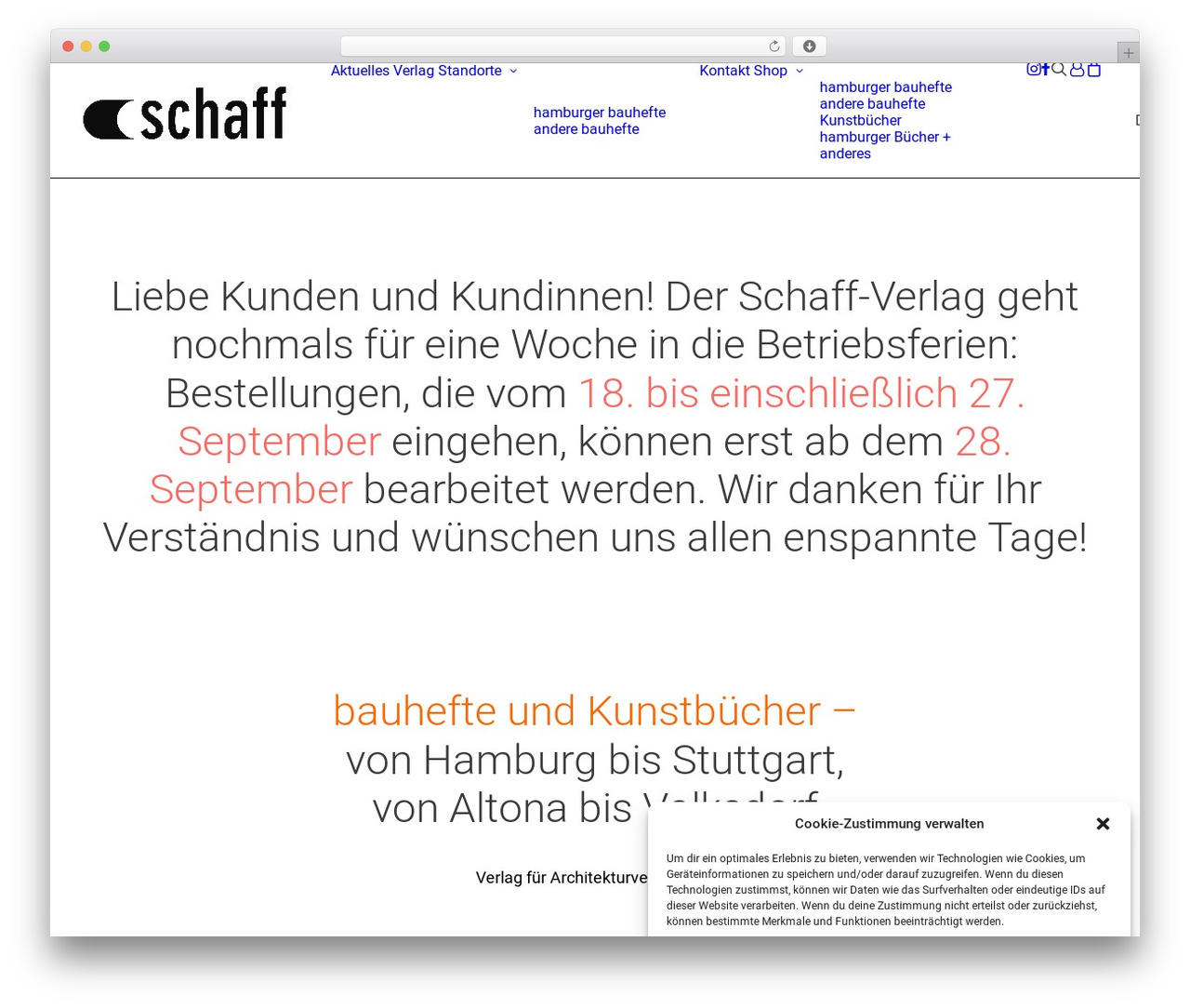 Uncode Child WordPress theme design - schaff-verlag.de Uncode Child WordPress theme design - schaff-verlag.de