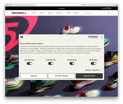 WordPress theme Merrell - merrell.pt