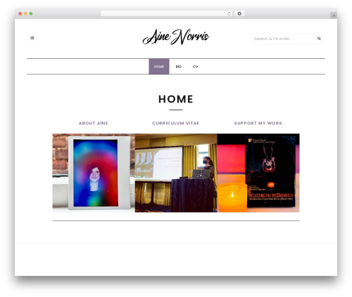 WordPress theme Arimo - ainenorris.info