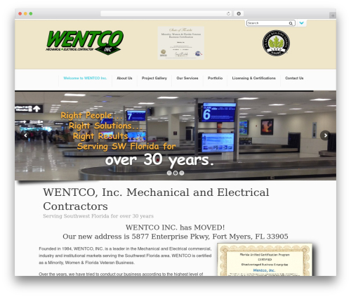 WordPress theme DynamiX - wentcoinc.com