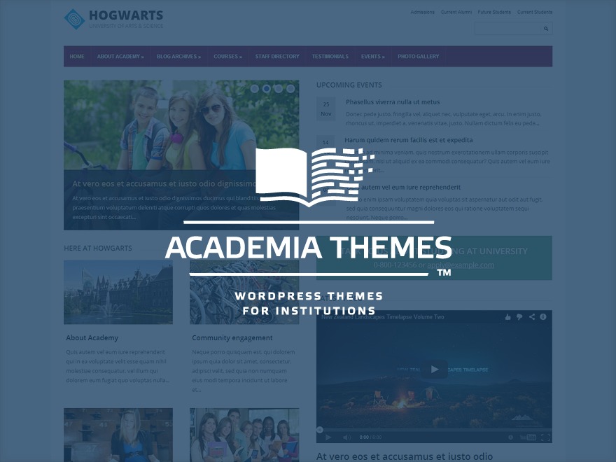 WordPress theme Elementary WordPress theme Elementary