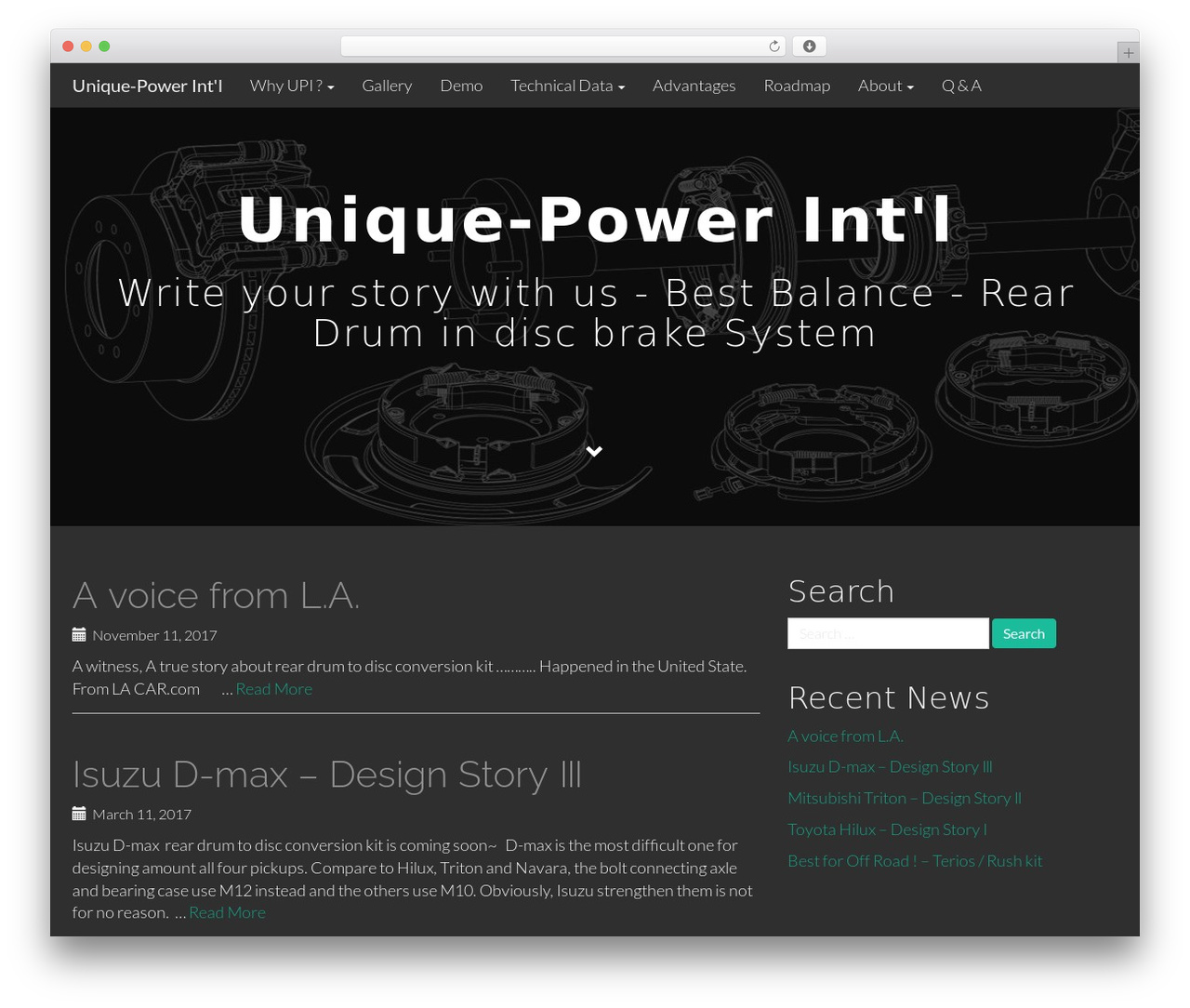 WordPress theme Flat Bootstrap - unique-power.com.tw