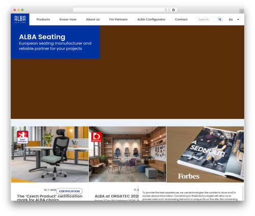Alba WordPress theme - albaseating.com