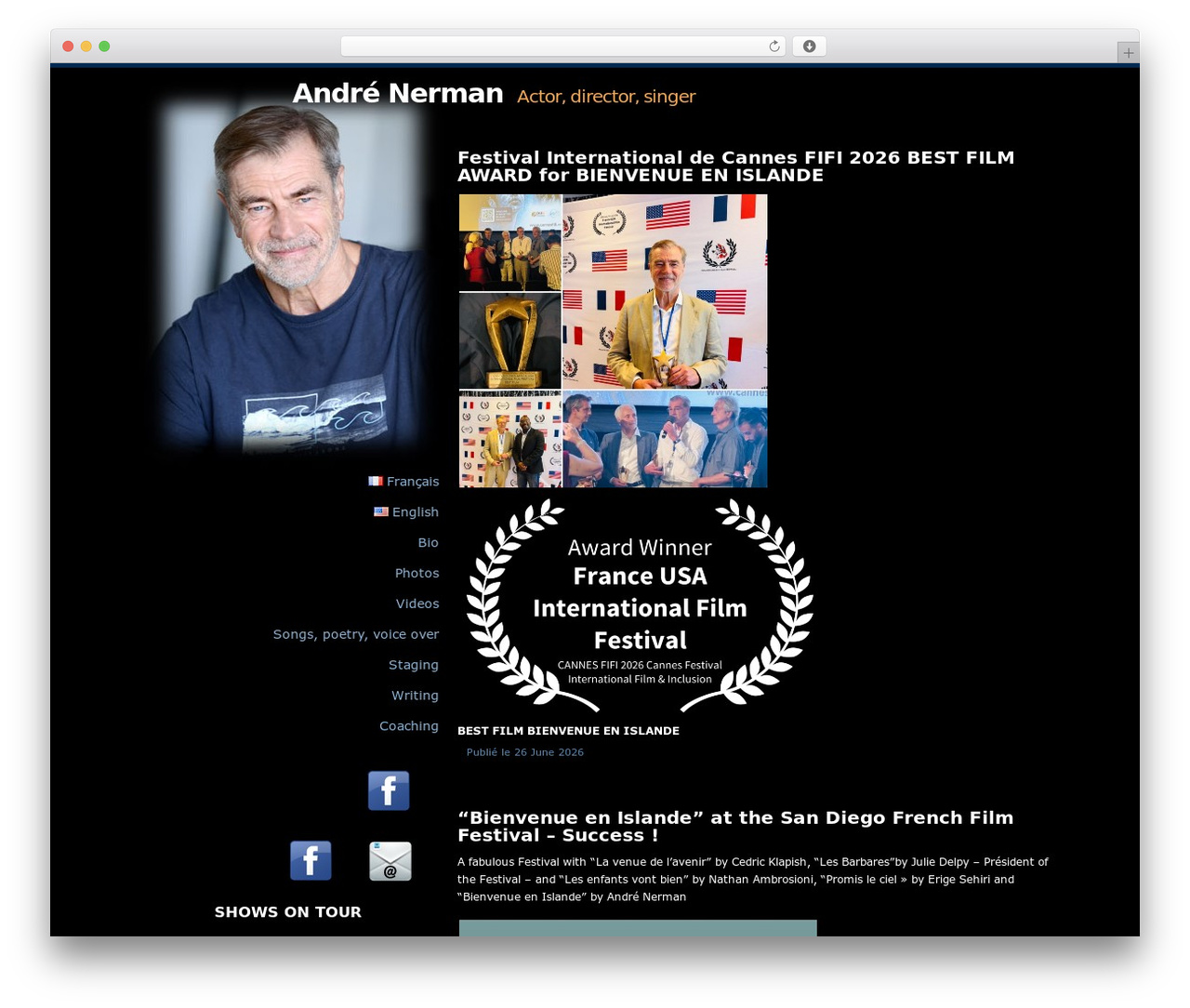 Andrea best WordPress theme - andrenerman.com Andrea best WordPress theme - andrenerman.com