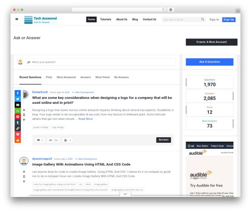 Link in Bio Creator – Social (social-lite) free WordPress plugin - techanswered.com