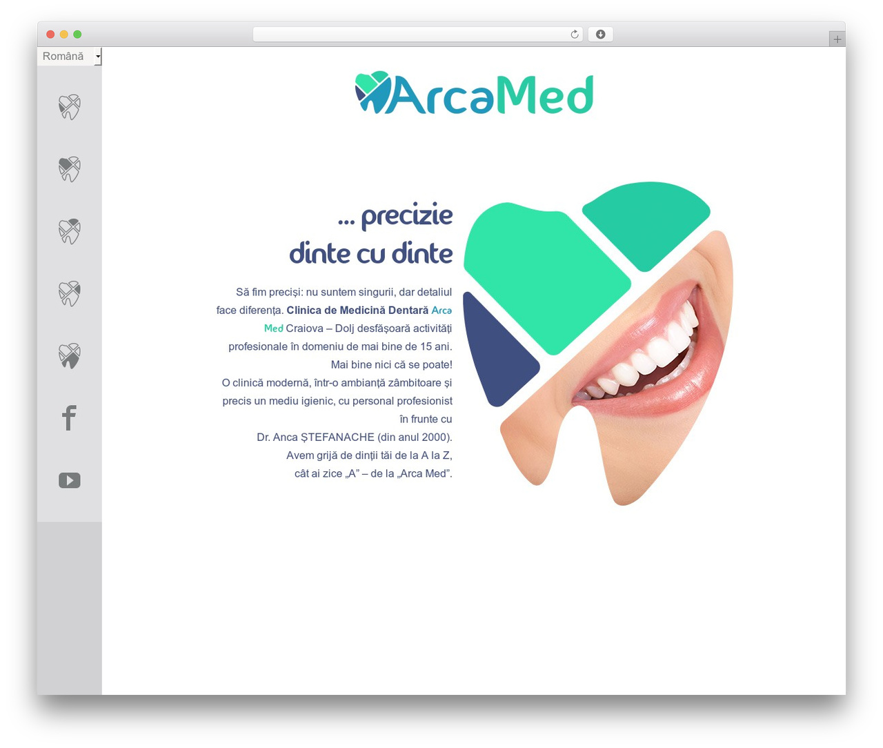 Arcamed WordPress theme - arcamed.ro