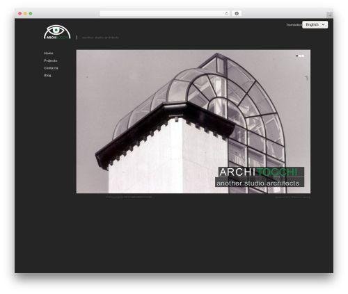 Architec WordPress theme design - architocchi.com