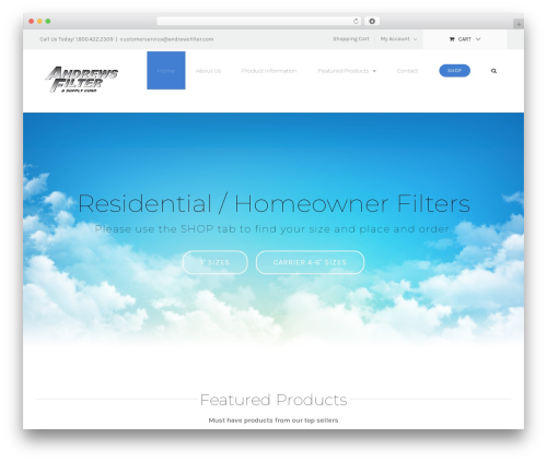Builder woocommerce WordPress plugin - andrewsfilter.com