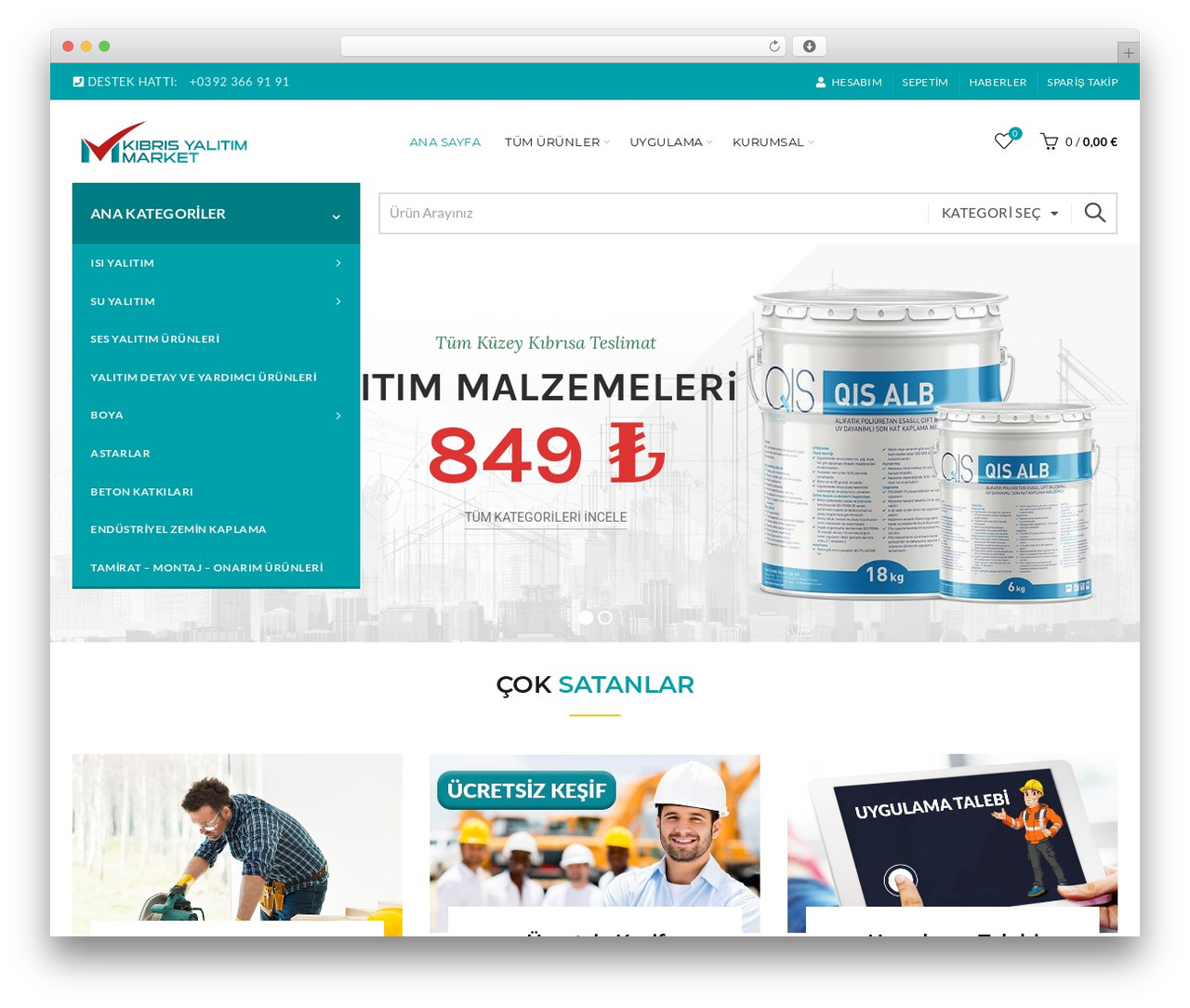 Basel theme WordPress - kibrisyalitimmarket.com