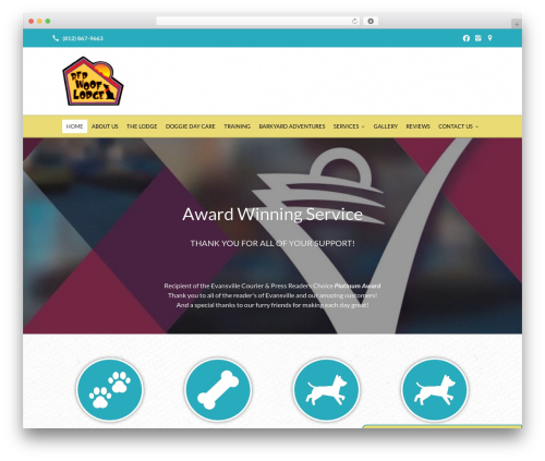 Beacon Theme top WordPress theme - redwooflodge.com