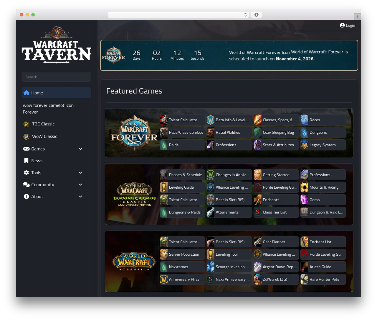 Beaver Builder Theme WordPress theme - www.warcrafttavern.com