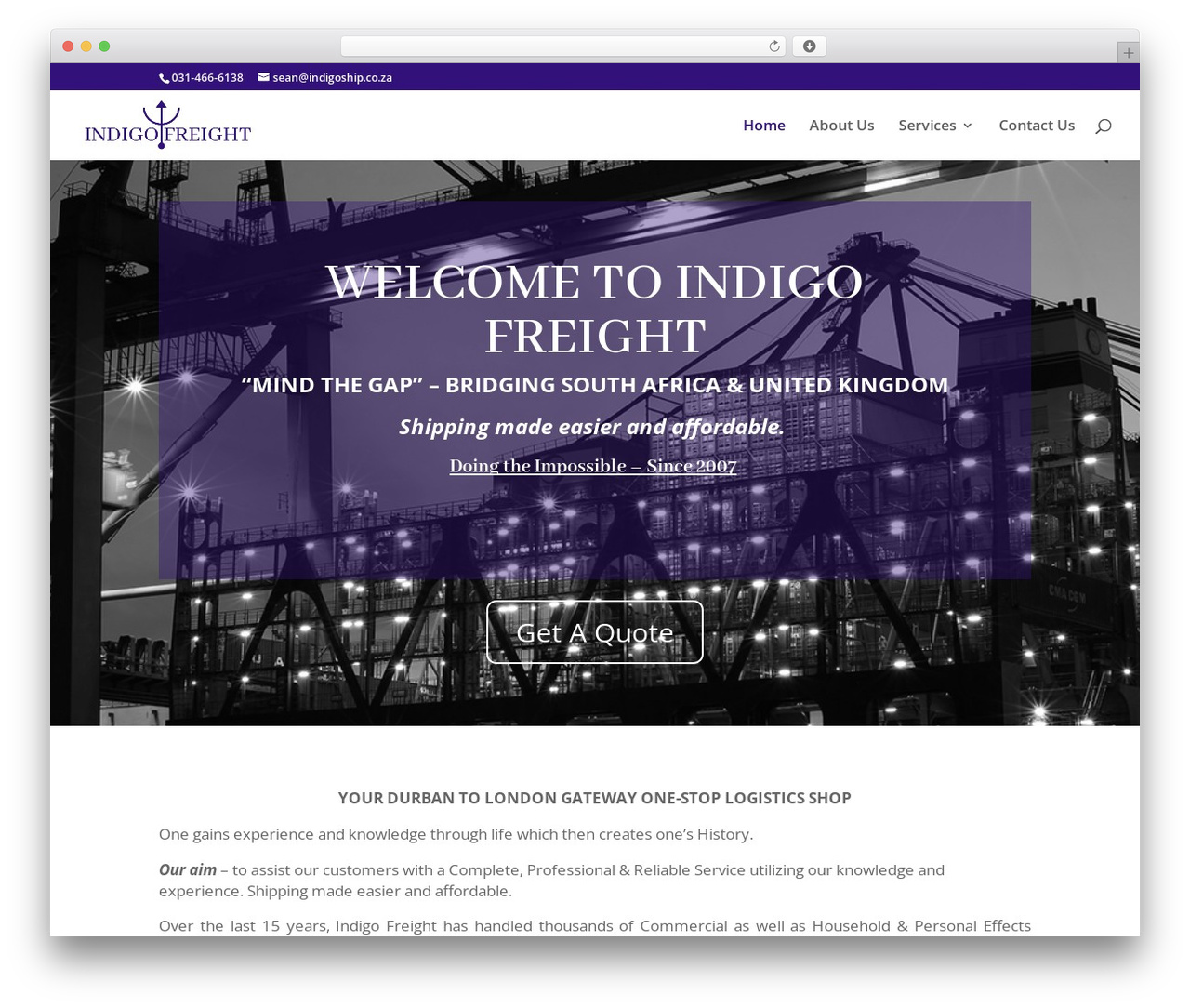 Best WordPress theme Divi - indigoship.co.za