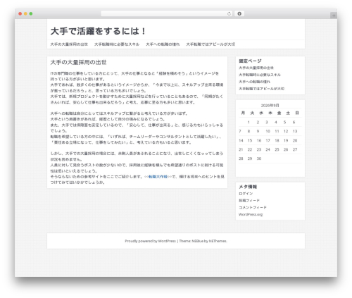 Best WordPress theme NEBlue - aggregaathuren.com