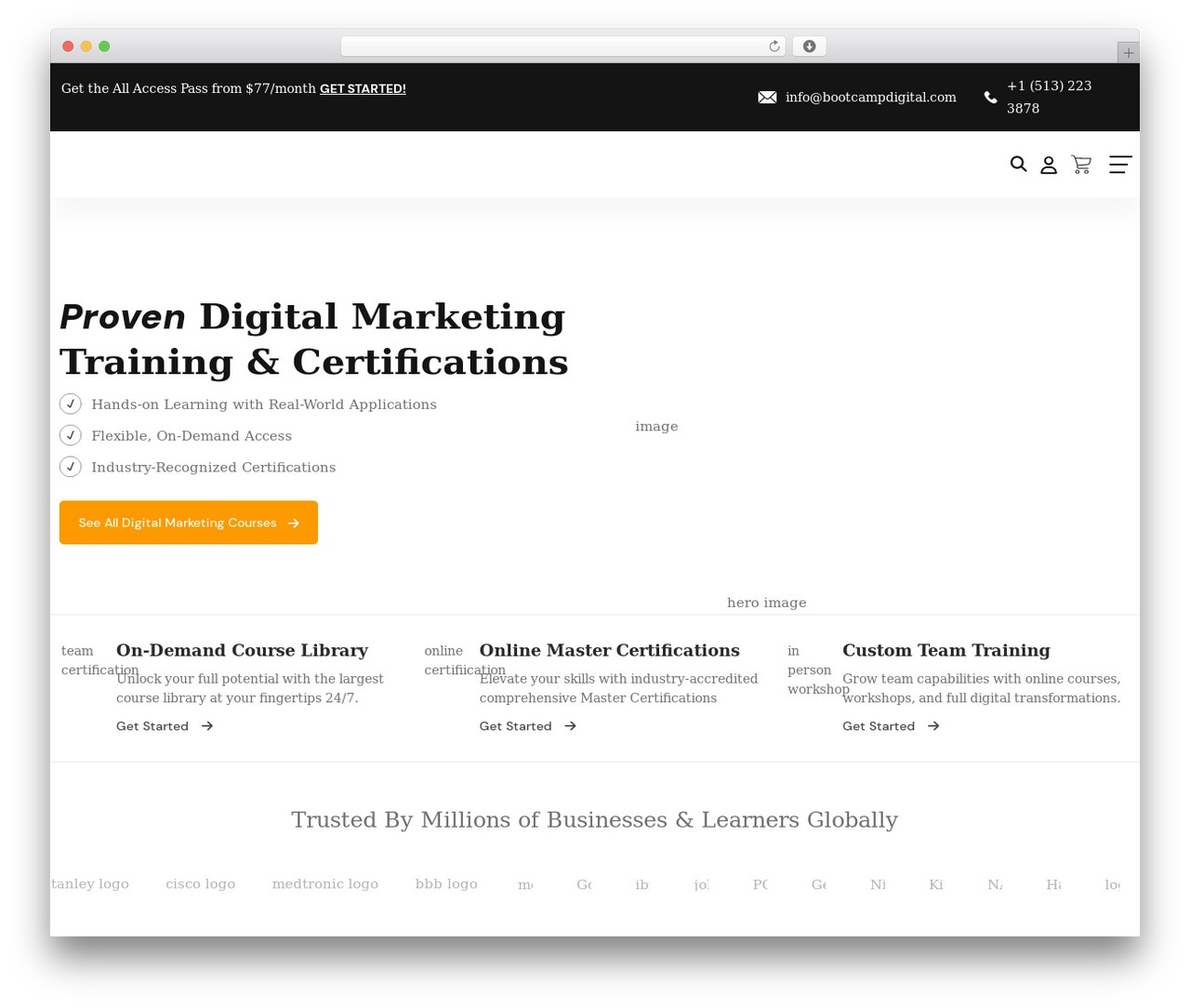 bootcamp WordPress theme - bootcampdigital.com