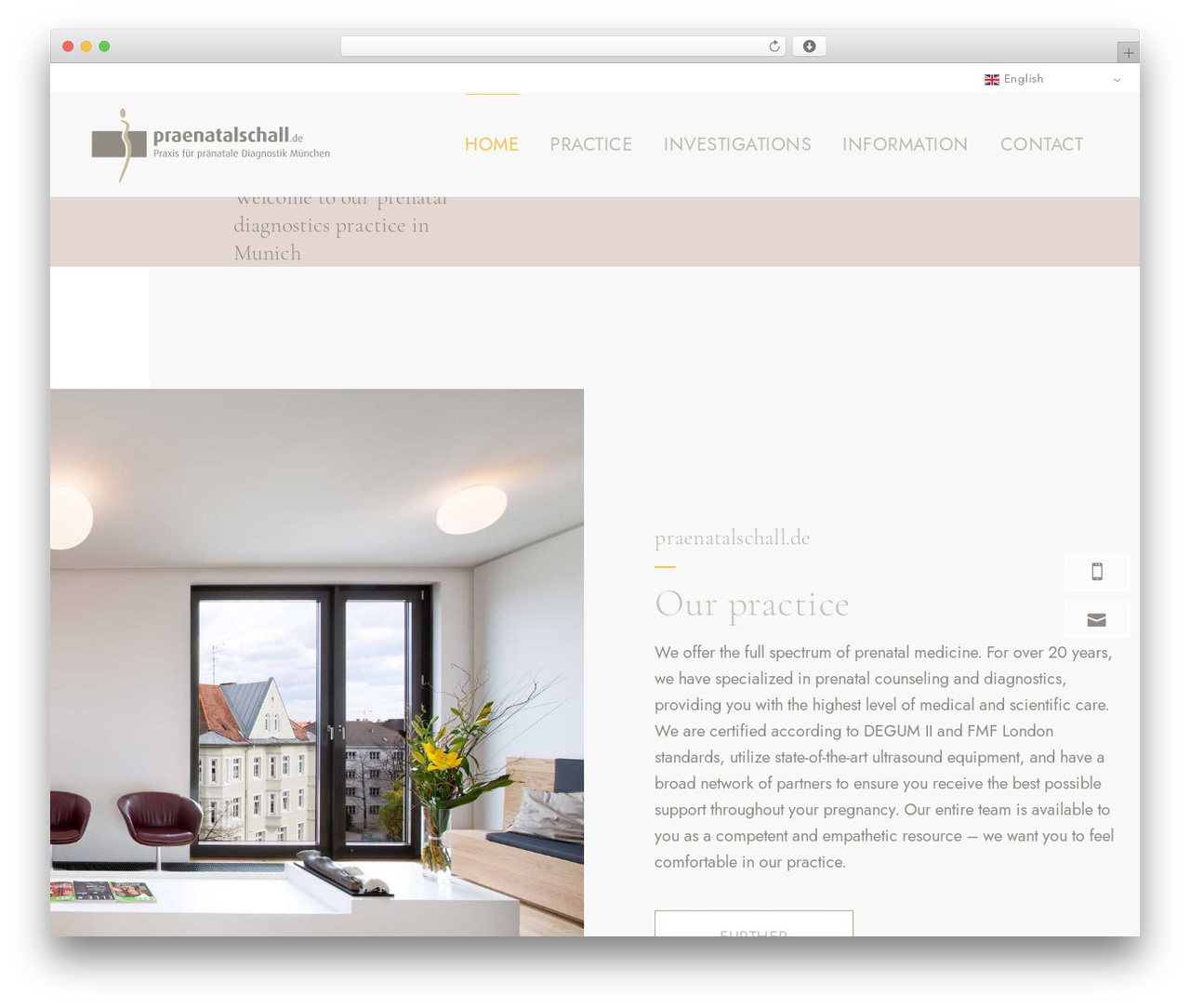 Bridge WordPress theme - praenatalschall.de