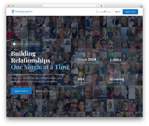 BuddyBoss Theme WordPress website theme - apostolicsinglesnetwork.com