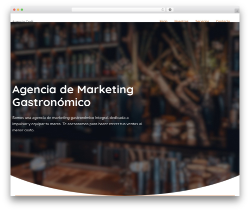 Caspiar top WordPress theme - agenciacraft.com