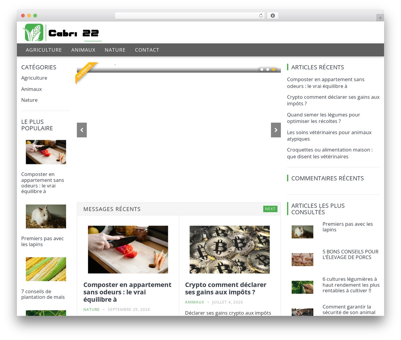 Course Pro WordPress website theme - cabri22.com