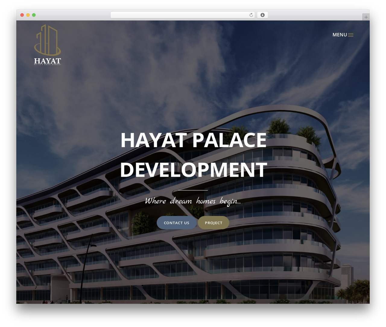 Developer WordPress theme - hayatpalaceuae.com