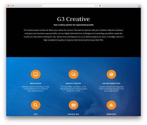 Divi business WordPress theme - g3creative.com