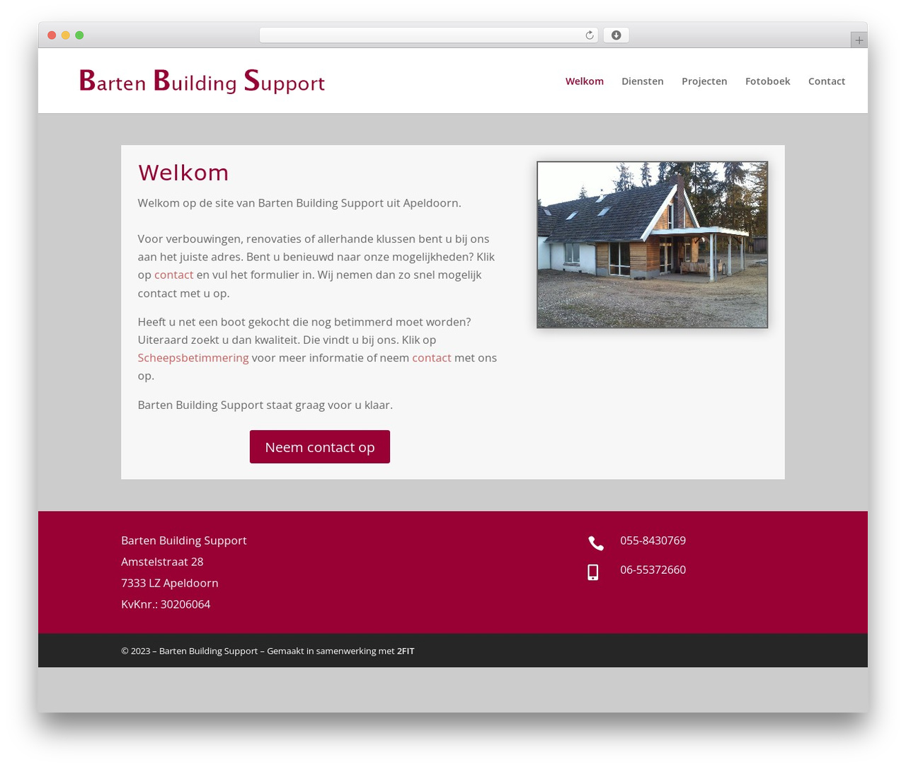Divi WordPress theme design - bartenbuildingsupport.com