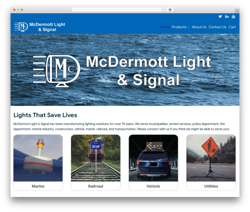 eCommerce Plus theme WordPress free - mcdermottlight.com