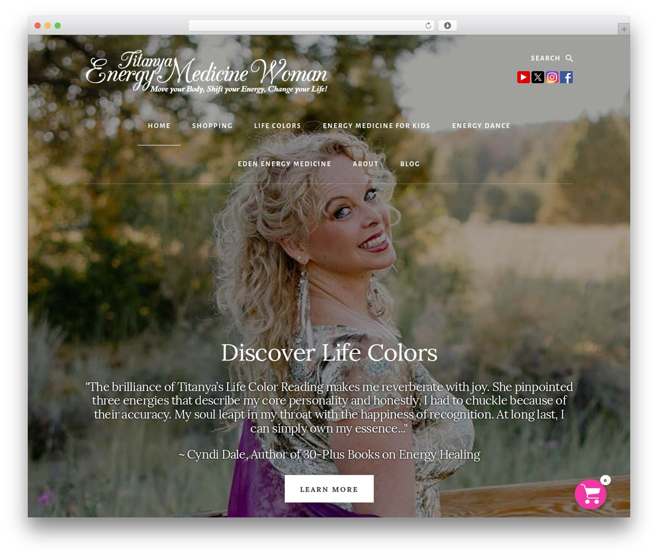 Essence Pro WordPress theme - energymedicinewoman.com