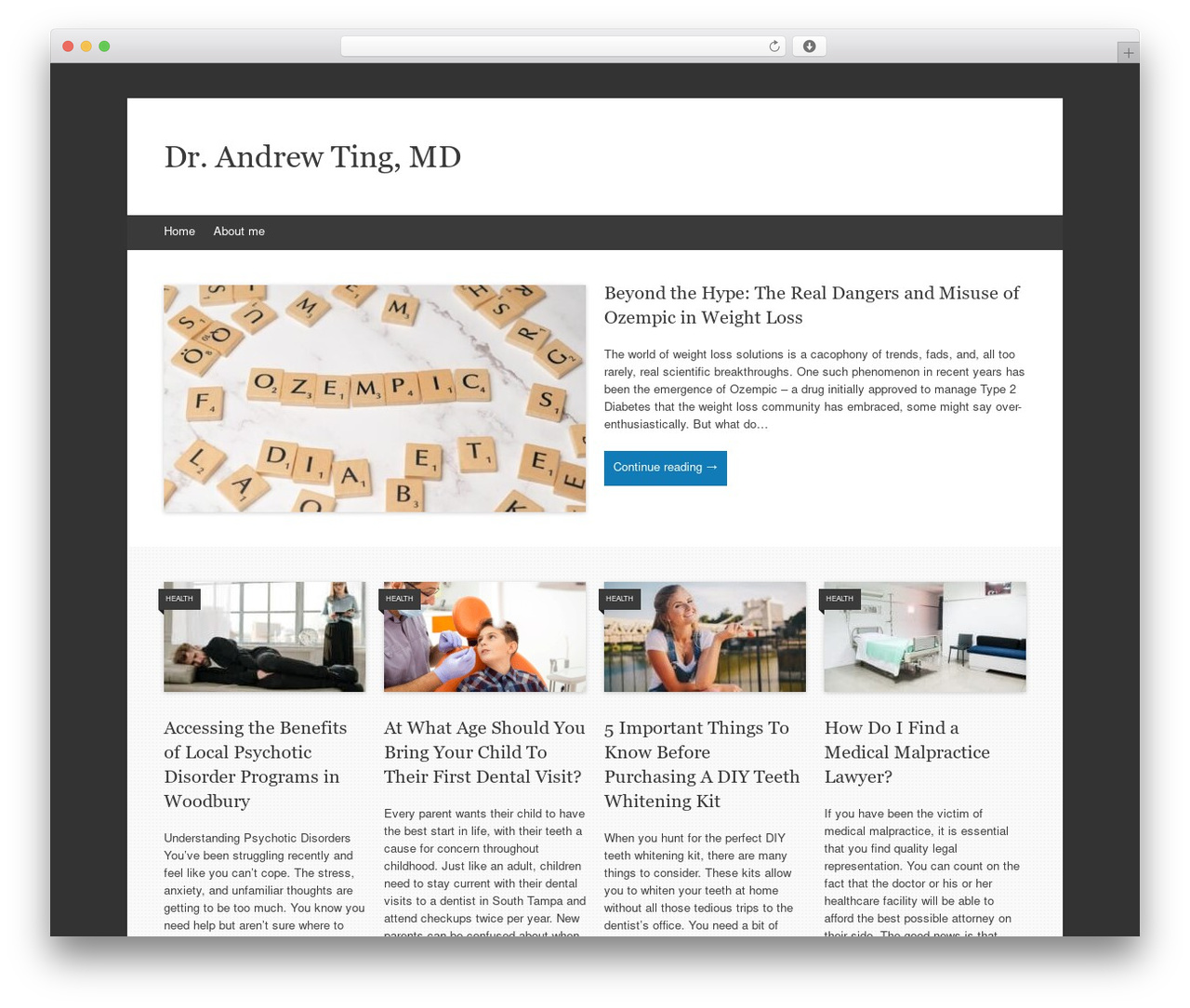 Expound WordPress theme - andrewting.net